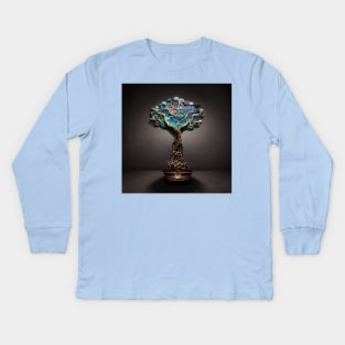 Yggdrasil World Tree of Life Kids Long Sleeve T-Shirt